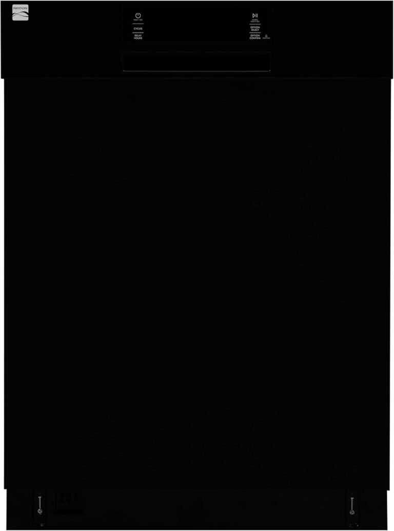 Kenmore 22-14599 24" Built-In Dishwasher - UltraWash, SmartWash, Sanitize Rinse, SmartDry and Leak Detection - 14 Place Settings - 51 DBA - ENERGY STAR Certified - 24" - Black