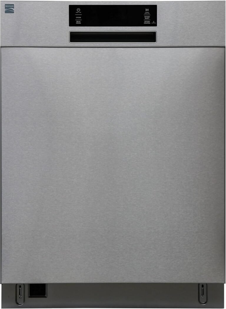 Kenmore 22-14585 24" Built-In Dishwasher - UltraWash, SmartWash, Sanitize Rinse, SmartDry, and Leak Detection - 14 Place Settings - 57 DBA - ENERGY STAR Certified - 24" - Stainless Steel