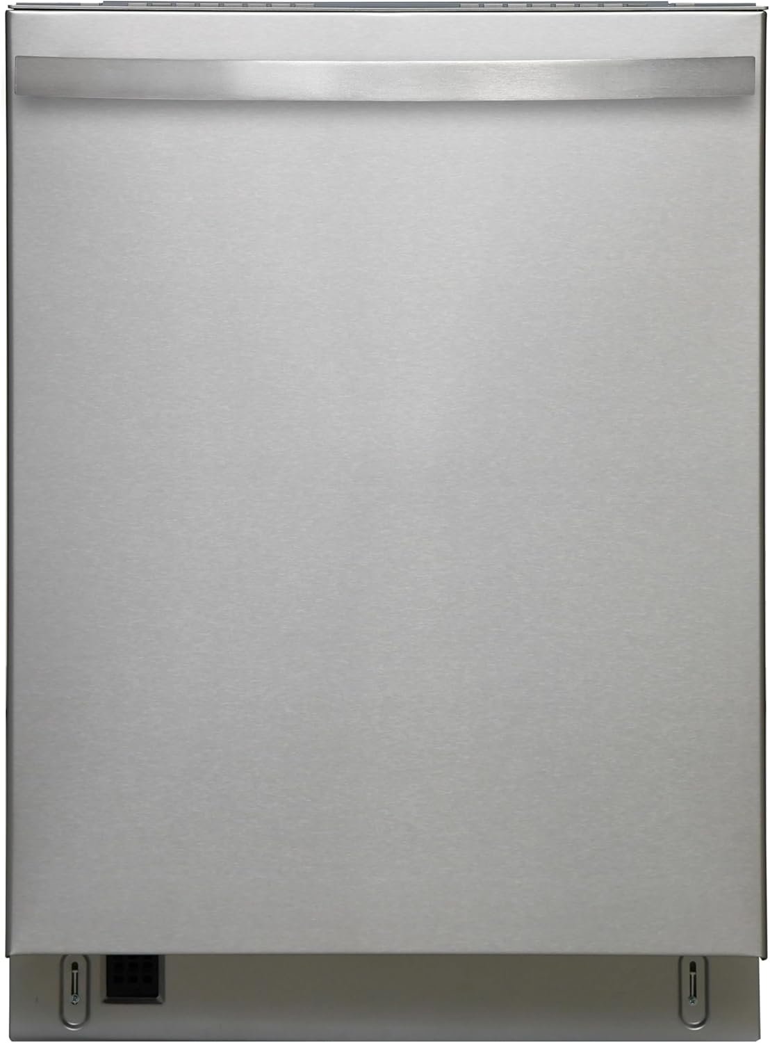 Kenmore 24" Built-In Dishwasher - Quiet Tub with TurboDry, Leak, & SmartWash Soil Detection - 15 Place Settings - 49 DBA - ENERGY STAR Certified - Fingerprint Resistant Stainless Steel