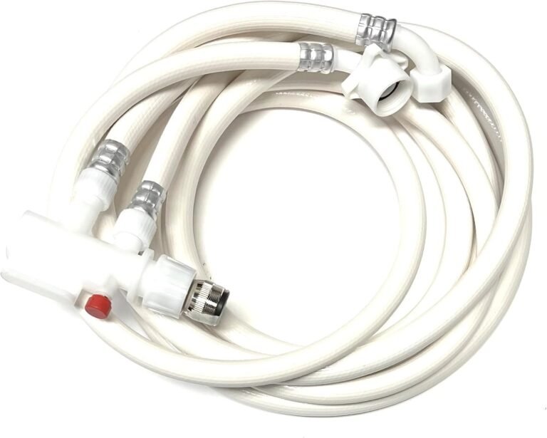 Shark Industrial 8 FT Countertop Dishwasher Fill and Drain Hose Kit with faucet adapter for all major brands (8)