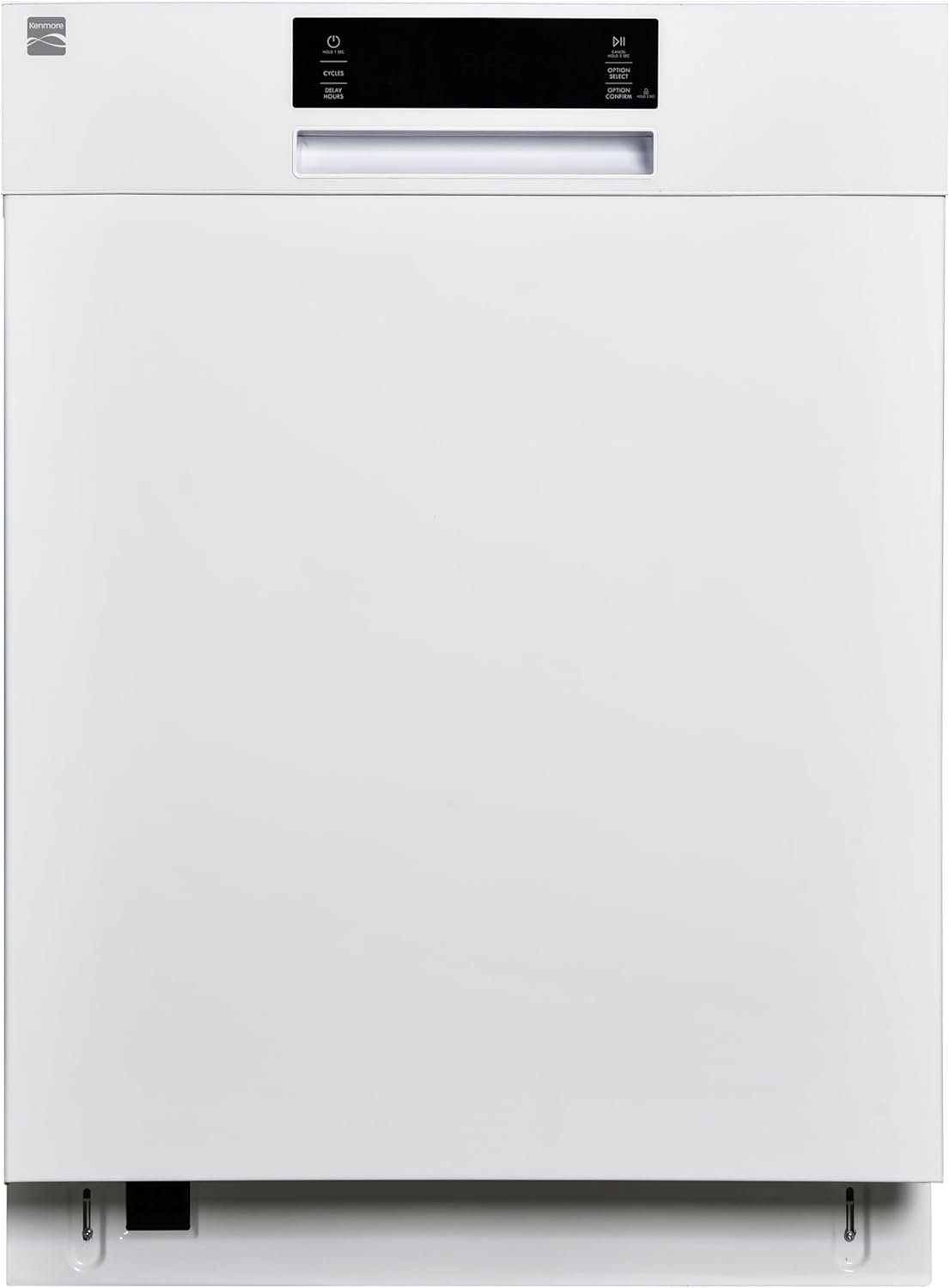 Kenmore 22-14602 24" Built-In Dishwasher - UltraWash Plus, TurboDry, SmartWash & EasyFlex Third Rack - 15 Place Settings - 45 DBA - ENERGY STAR Certified - 24" - White