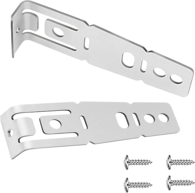 WD01X21740 Dishwasher Countertop Bracket 2 PCS Compatible for GE Dishwasher Mounting Bracket Ideal for Granite and Quartz Countertops