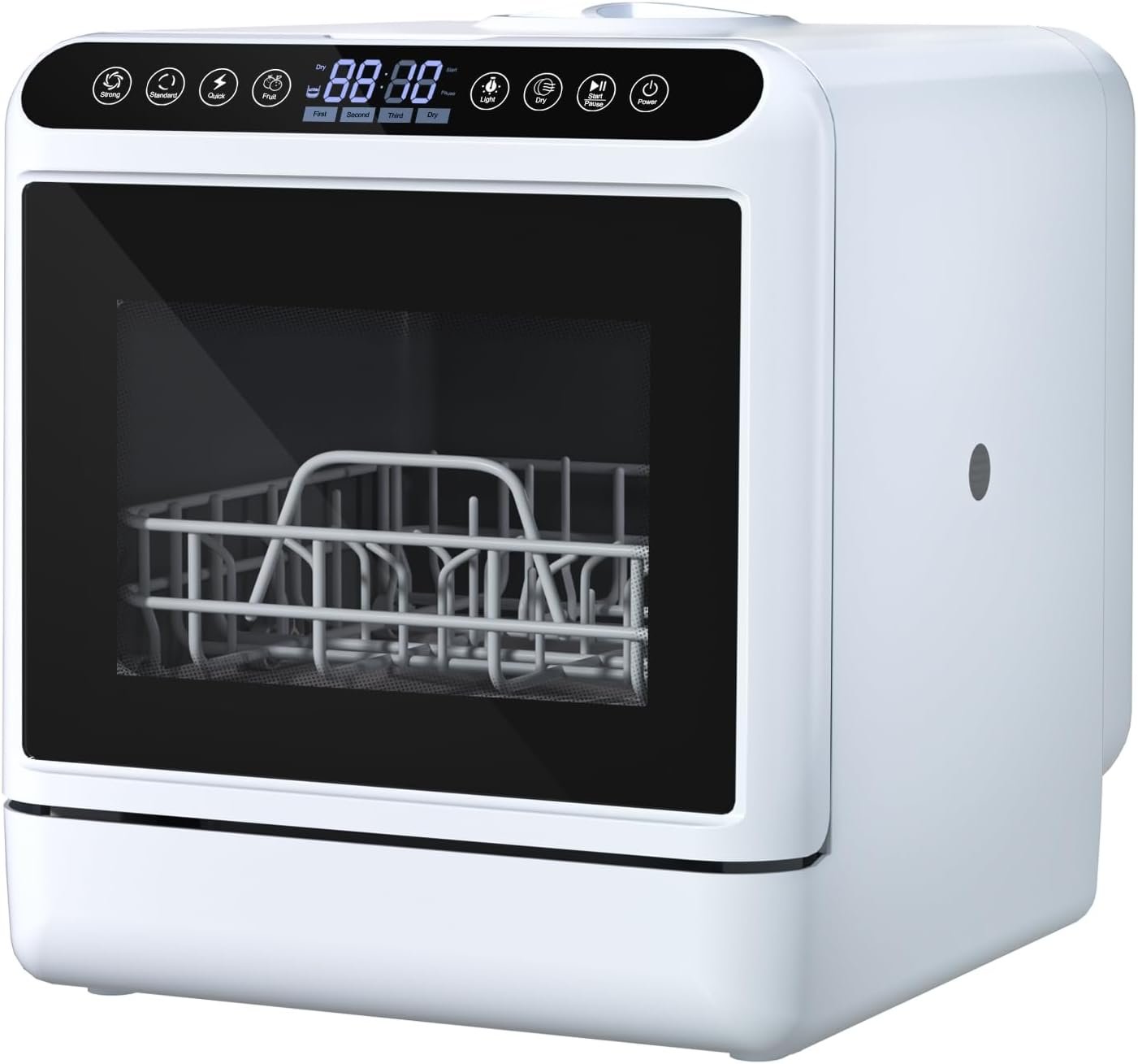 Portable dishwasher countertop,Countertop Dishwasher with 5L Water Tank Automatic Smart Countertop Dishwasher, Mini Dishwasher with 5 Place Settings, 2-Tier Rack, 3-Spray Arm,Air-Dry Function Dishw