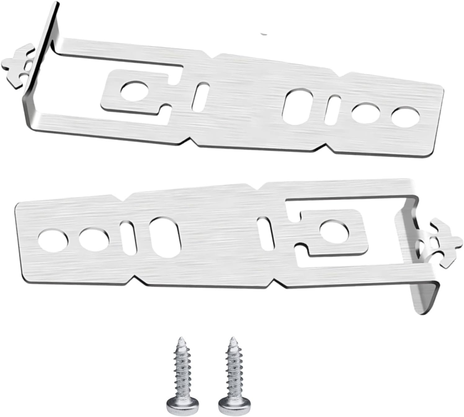 2-Pack WD01X27759 Dishwasher Mounting Bracket, Compatible with GE Dishwashers, with Screws, Dishwasher Accessories for Countertop & Cabinet Installation(2-Pack