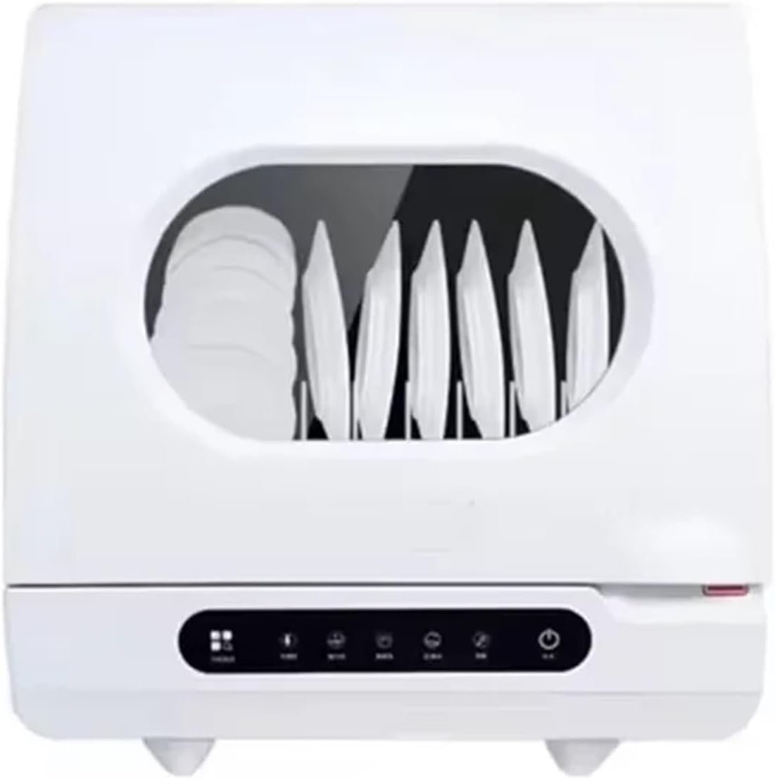 Countertop Dishwasher. Automatic TableTop Portable Dishwasher Household Countertop Dishwashers Smart Mini Desktop Air-drying .Space Saving