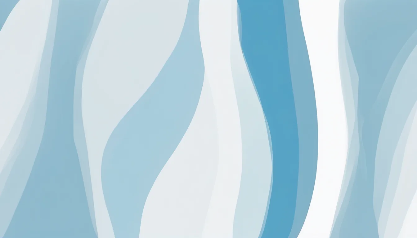 Abstract method grid illustration in sky blue and pale ice on white — decorative header for About Dishwasher Spotlight
