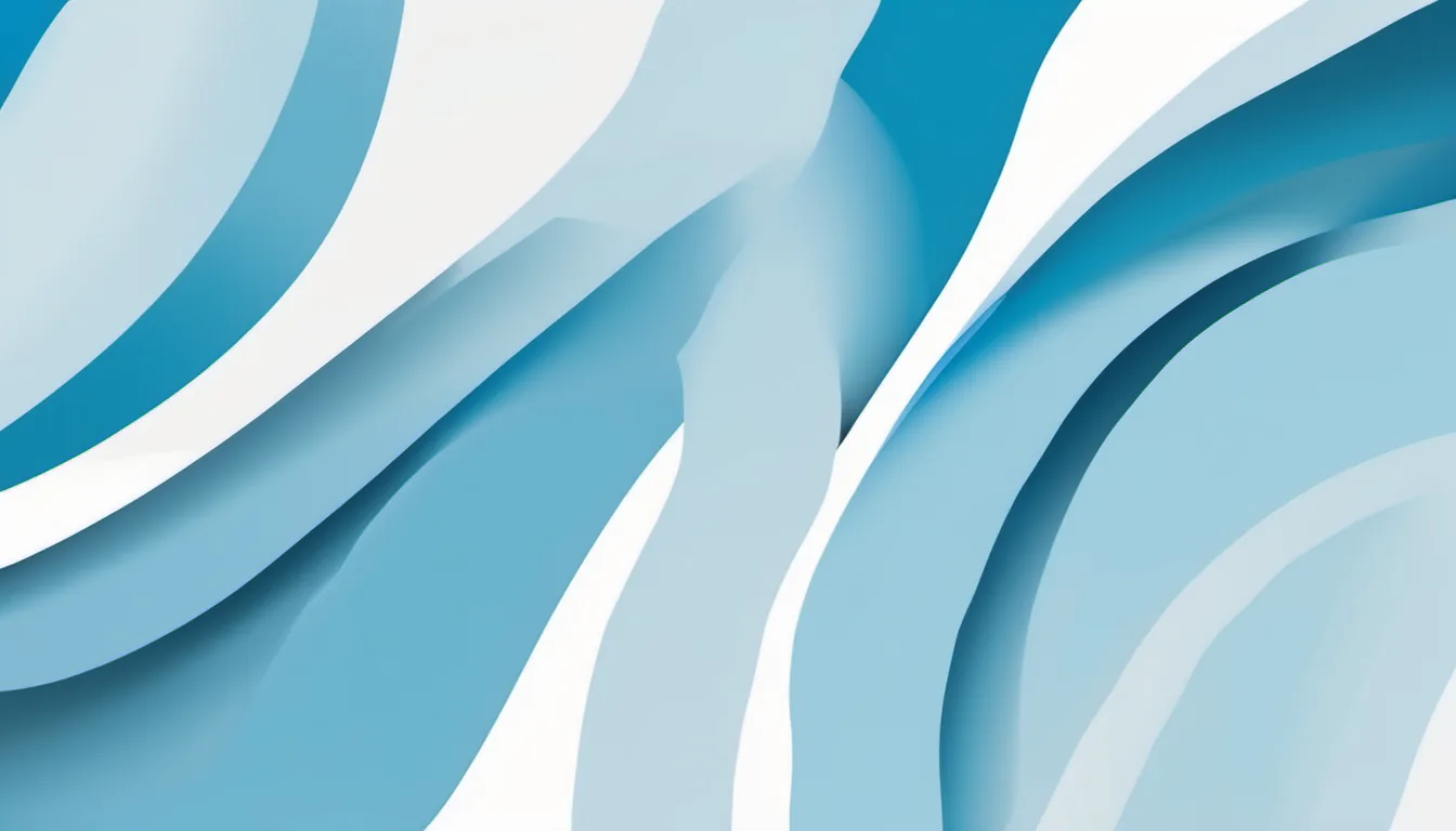 Abstract baseline band field illustration in sky blue and pale ice on white — decorative header for Dishwasher Spotlight